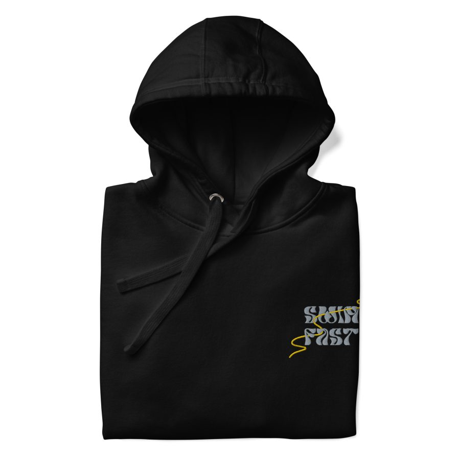 Men's - Embroidery Swim Fast (black edition) - Gray Logo