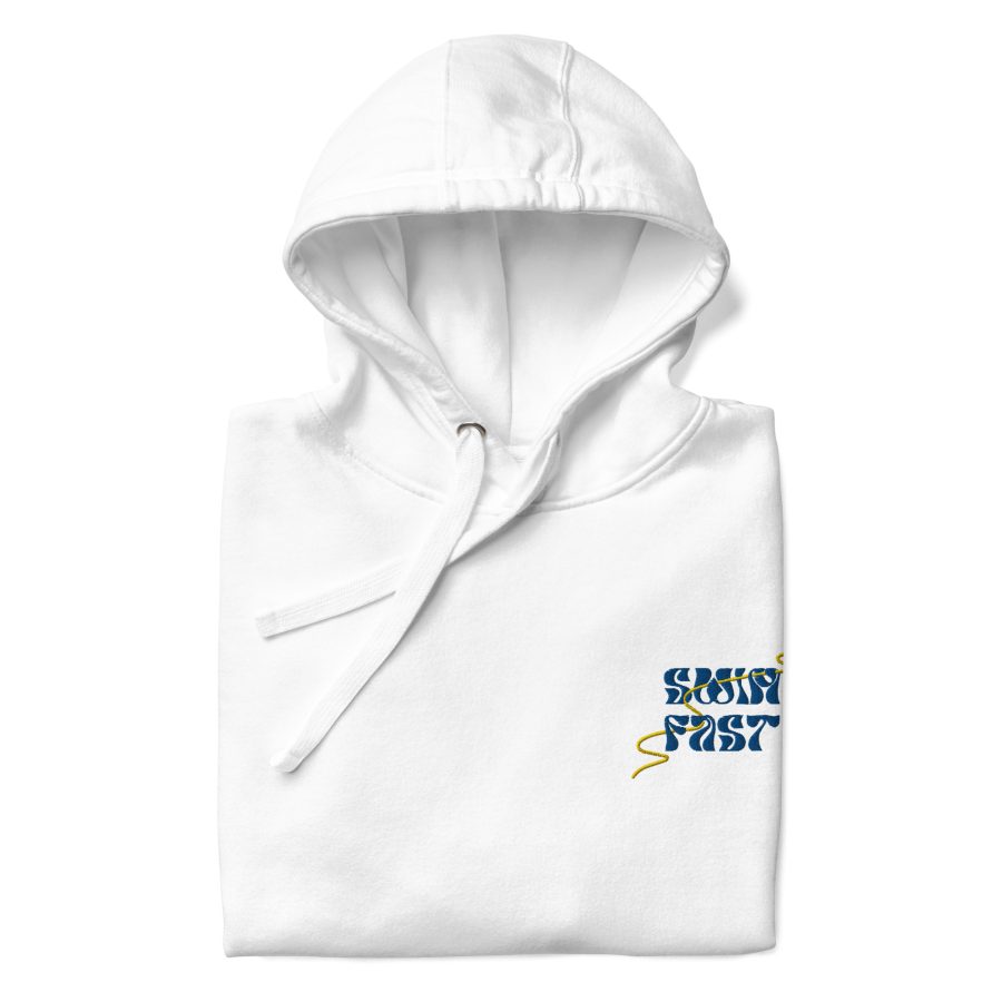 Men's - Embroidery Swim Fast - White